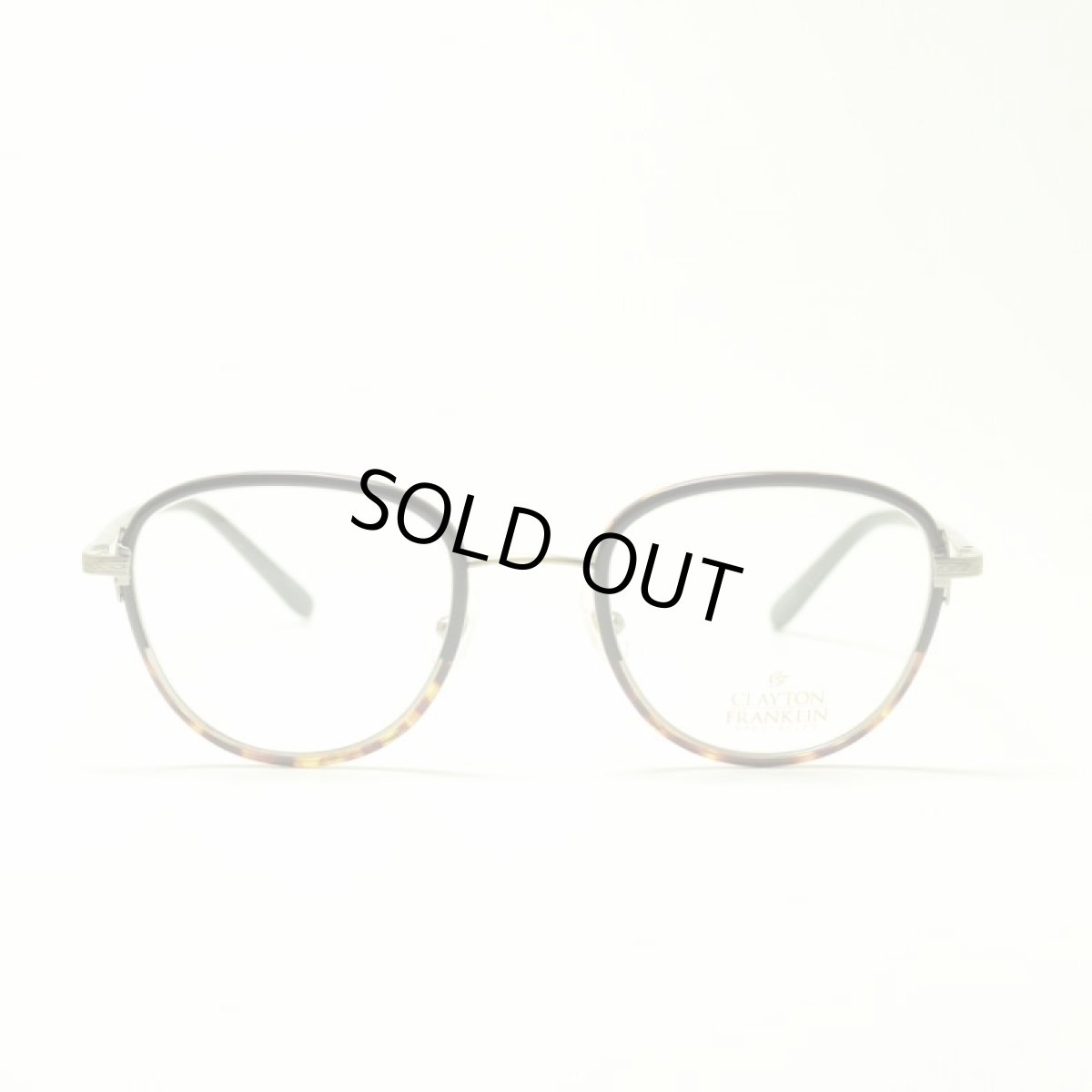 画像2: CLAYTON FRANKLIN クレイトンフランクリン 620 BKDH ブラックデミハーフ メガネ 眼鏡 めがね メンズ レディース おしゃれ ブランド 人気 おすすめ フレーム 流行り 度付き レンズ (2)