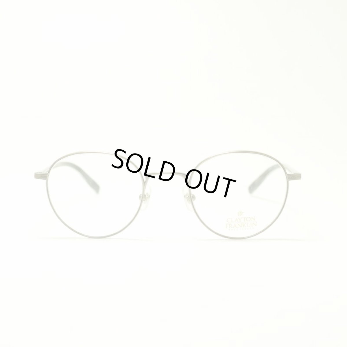 画像2: CLAYTON FRANKLIN クレイトンフランクリン 622 AS アンティークシルバー メガネ 眼鏡 めがね メンズ レディース おしゃれ ブランド 人気 おすすめ フレーム 流行り 度付き レンズ (2)