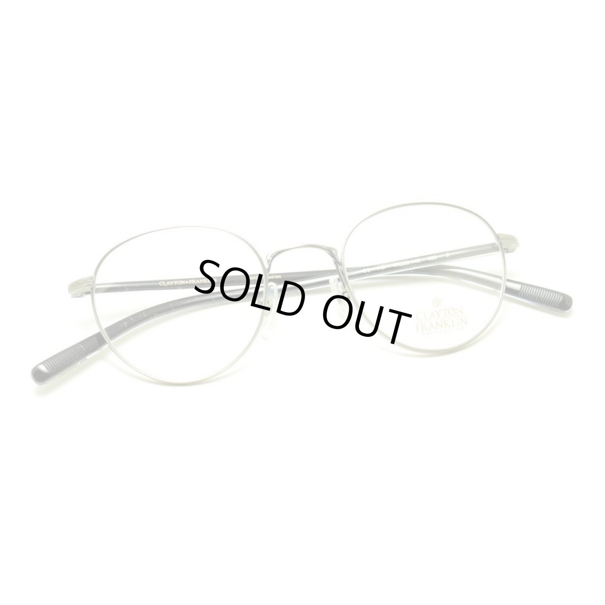 画像4: CLAYTON FRANKLIN クレイトンフランクリン 622 AS アンティークシルバー メガネ 眼鏡 めがね メンズ レディース おしゃれ ブランド 人気 おすすめ フレーム 流行り 度付き レンズ (4)