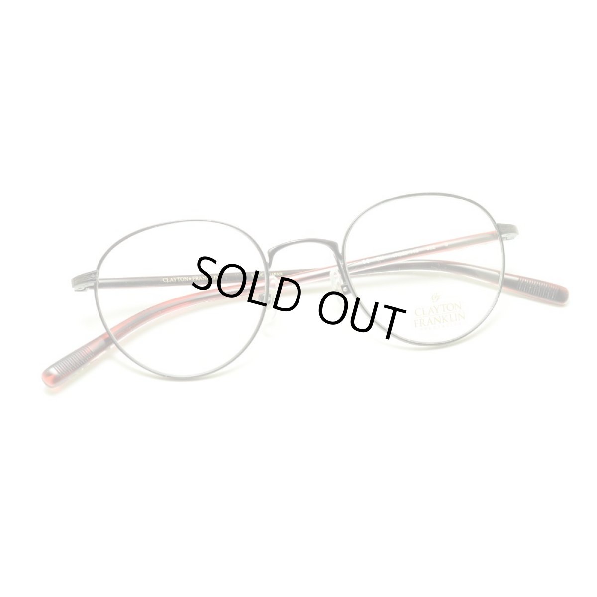 画像4: CLAYTON FRANKLIN クレイトンフランクリン 622 BK ブラック メガネ 眼鏡 めがね メンズ レディース おしゃれ ブランド 人気 おすすめ フレーム 流行り 度付き レンズ (4)