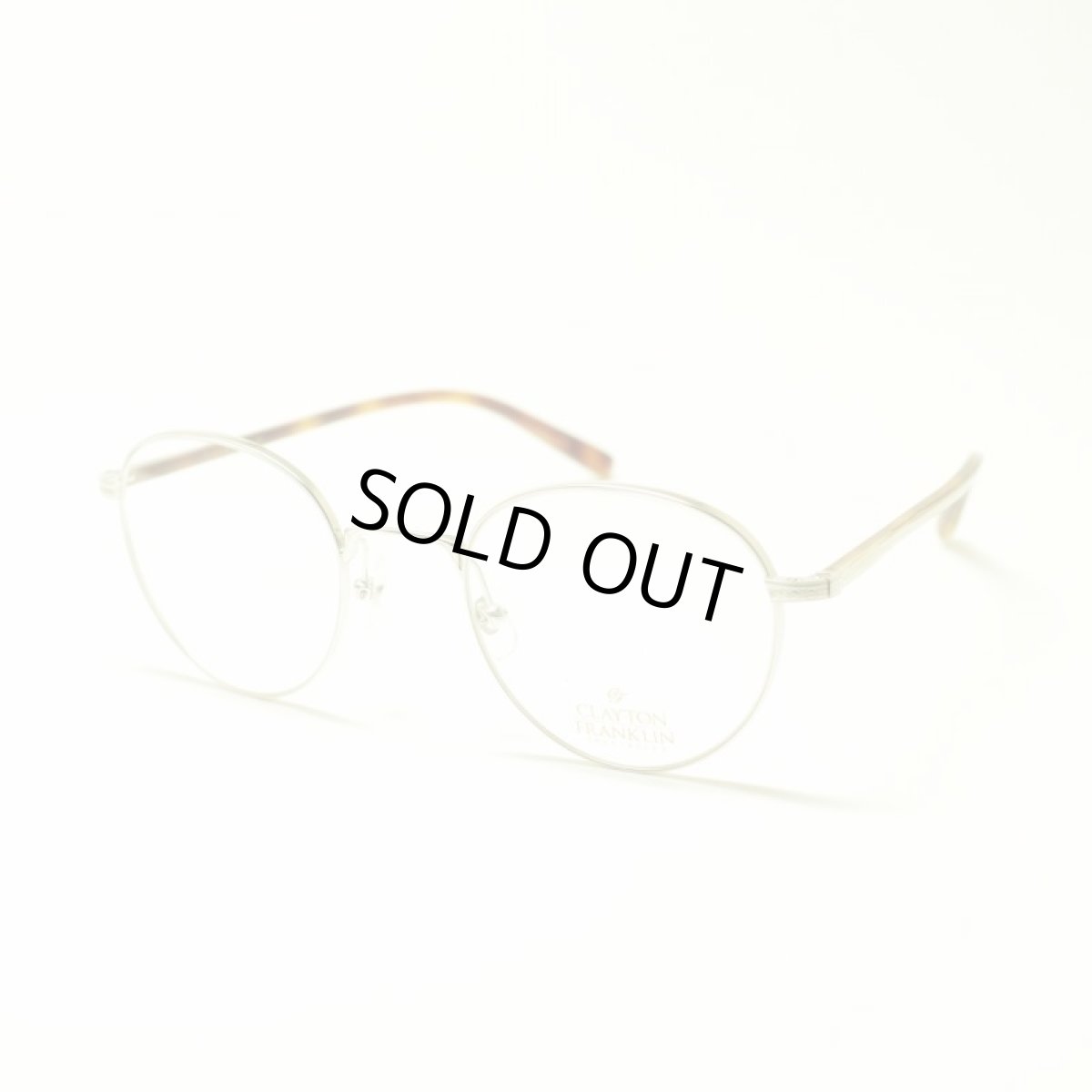 画像1: CLAYTON FRANKLIN クレイトンフランクリン 622 SL シルバー メガネ 眼鏡 めがね メンズ レディース おしゃれ ブランド 人気 おすすめ フレーム 流行り 度付き レンズ (1)