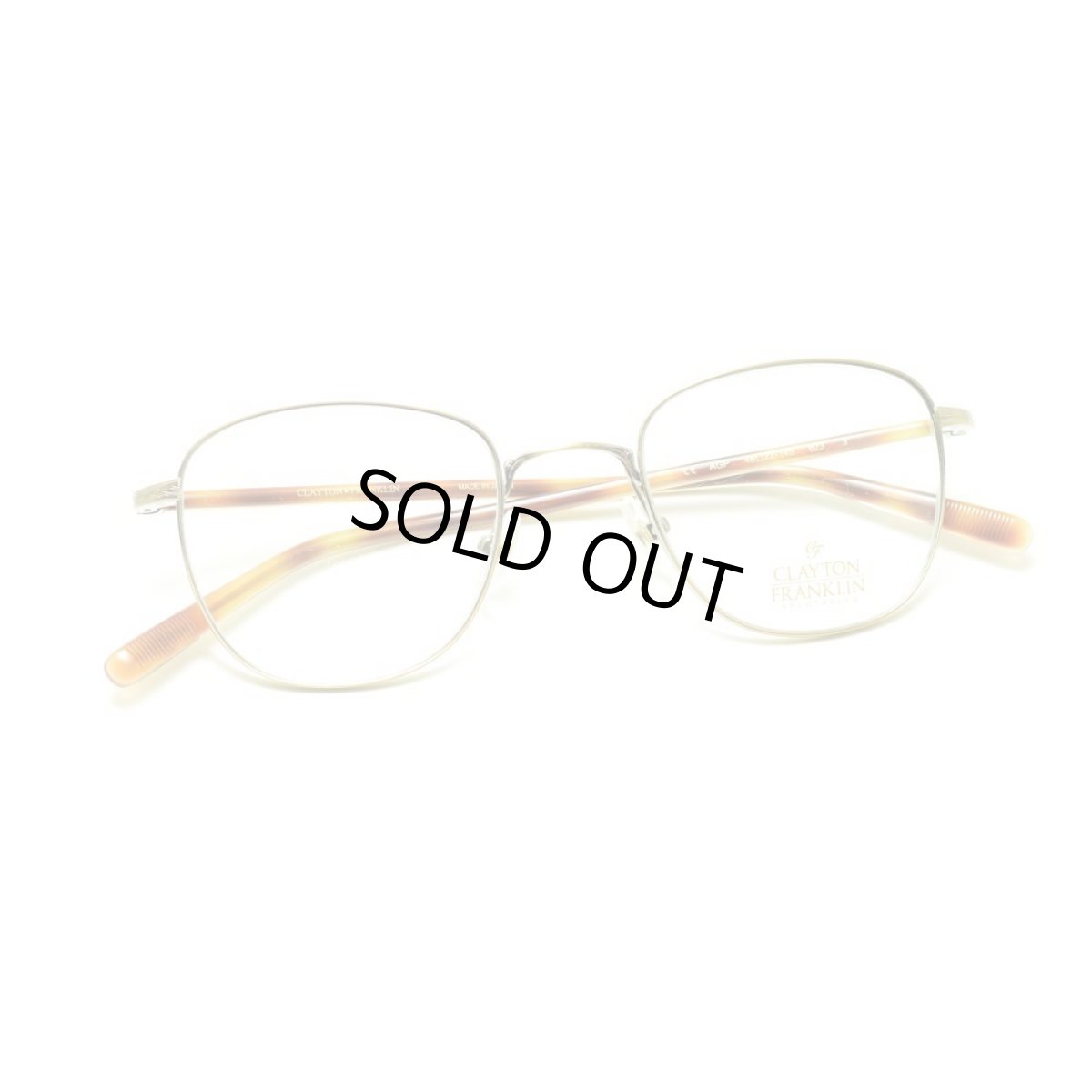 画像4: CLAYTON FRANKLIN クレイトンフランクリン 623 AGP アンティークゴールド メガネ 眼鏡 めがね メンズ レディース おしゃれ ブランド 人気 おすすめ フレーム 流行り 度付き レンズ (4)