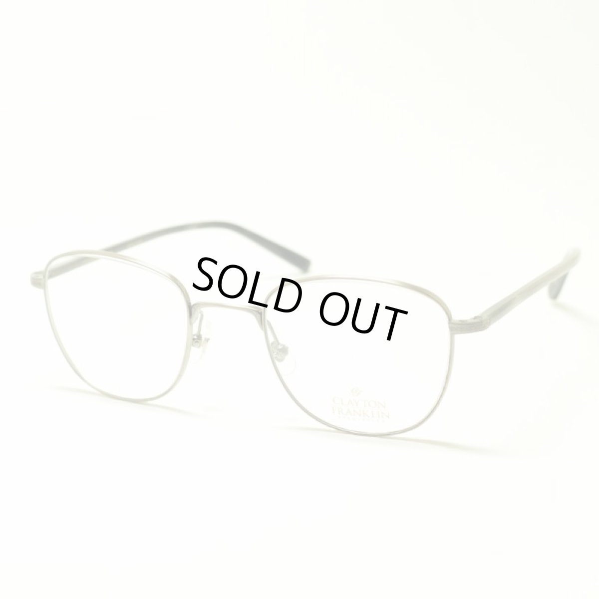 画像1: CLAYTON FRANKLIN クレイトンフランクリン 623 AS アンティークシルバー メガネ 眼鏡 めがね メンズ レディース おしゃれ ブランド 人気 おすすめ フレーム 流行り 度付き レンズ (1)