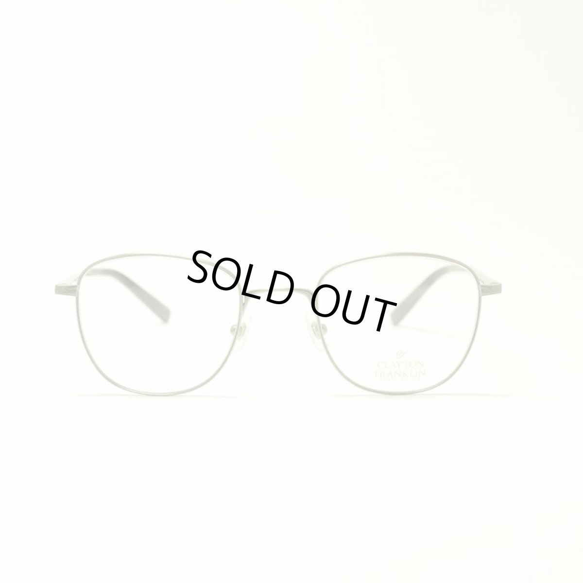 画像2: CLAYTON FRANKLIN クレイトンフランクリン 623 AS アンティークシルバー メガネ 眼鏡 めがね メンズ レディース おしゃれ ブランド 人気 おすすめ フレーム 流行り 度付き レンズ (2)