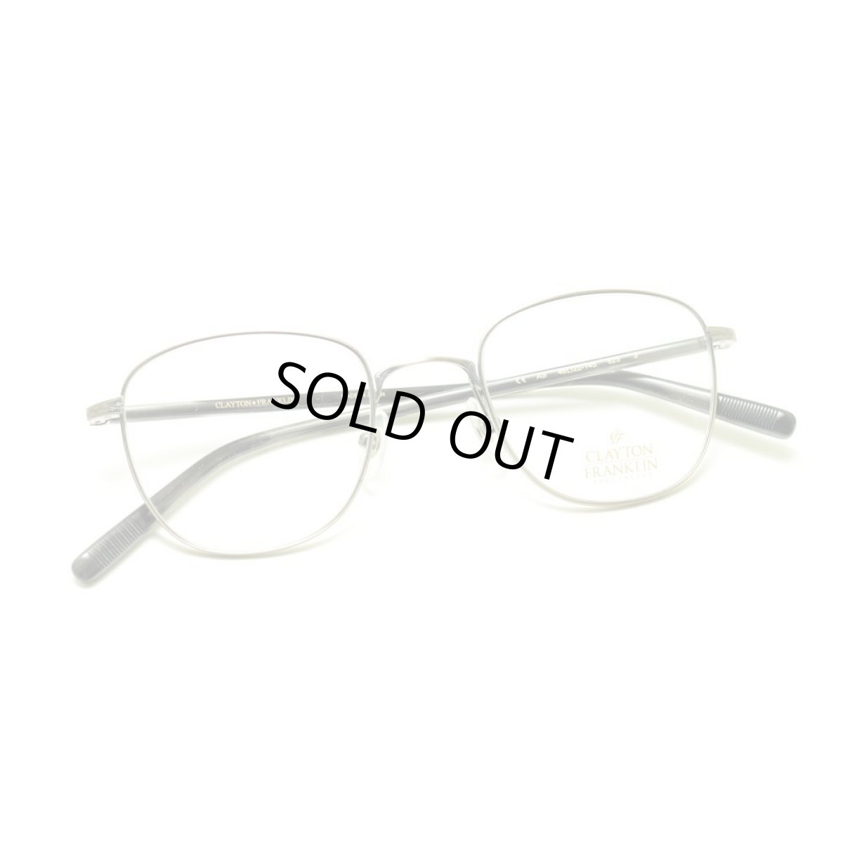 画像4: CLAYTON FRANKLIN クレイトンフランクリン 623 AS アンティークシルバー メガネ 眼鏡 めがね メンズ レディース おしゃれ ブランド 人気 おすすめ フレーム 流行り 度付き レンズ (4)