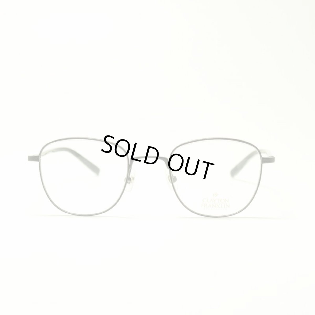 画像2: CLAYTON FRANKLIN クレイトンフランクリン 623 MBK マットブラック  メガネ 眼鏡 めがね メンズ レディース おしゃれ ブランド 人気 おすすめ フレーム 流行り 度付き レンズ (2)