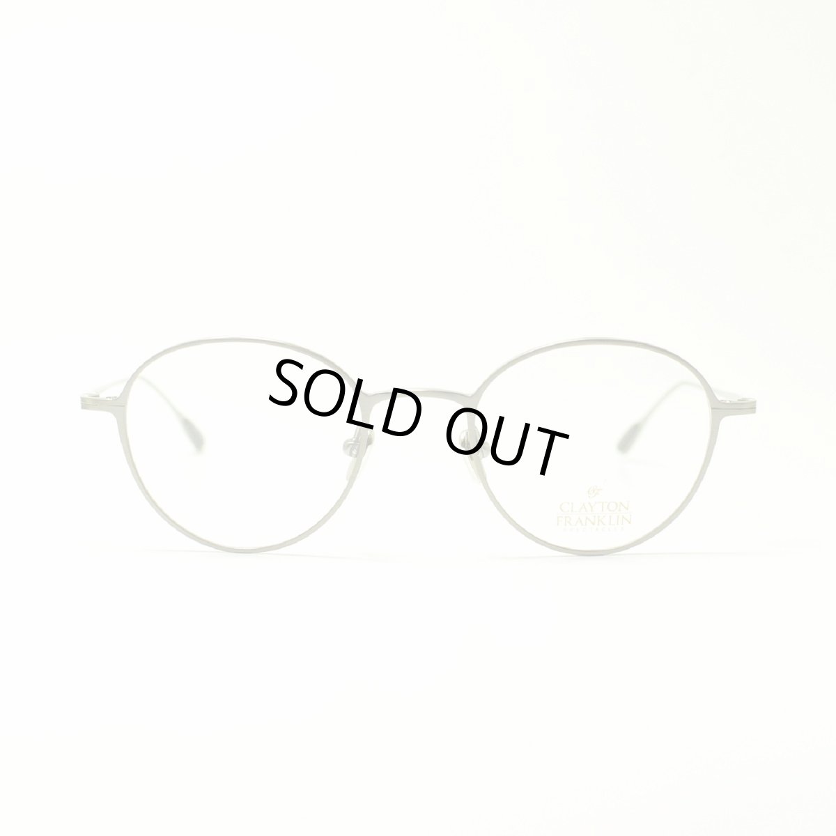 画像3: CLAYTON FRANKLIN クレイトンフランクリン 627 AS アンティークシルバー  メガネ 眼鏡 めがね メンズ レディース おしゃれ ブランド 人気 おすすめ フレーム 流行り 度付き レンズ (3)