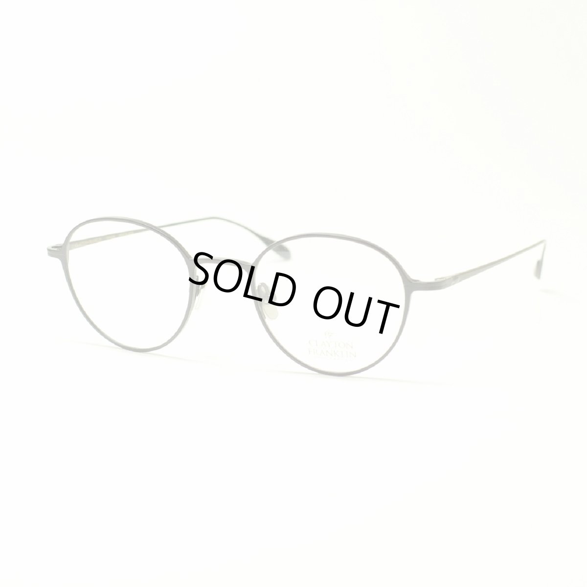 画像2: CLAYTON FRANKLIN クレイトンフランクリン 627 BK ブラック  メガネ 眼鏡 めがね メンズ レディース おしゃれ ブランド 人気 おすすめ フレーム 流行り 度付き レンズ (2)