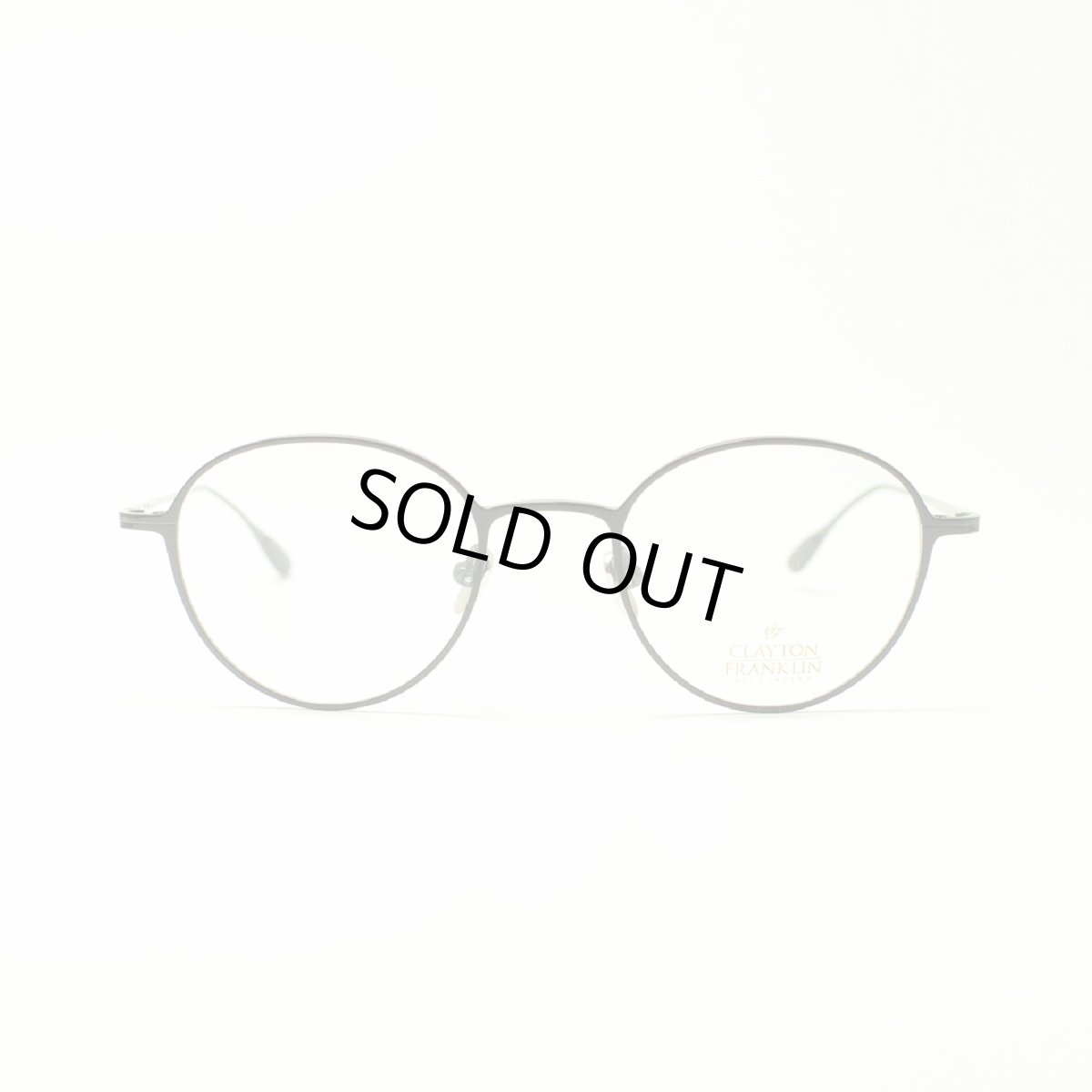 画像3: CLAYTON FRANKLIN クレイトンフランクリン 627 BK ブラック  メガネ 眼鏡 めがね メンズ レディース おしゃれ ブランド 人気 おすすめ フレーム 流行り 度付き レンズ (3)