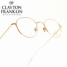 画像1: CLAYTON FRANKLIN クレイトンフランクリン 627 RG ローズゴールド メガネ 眼鏡 めがね メンズ レディース おしゃれ ブランド 人気 おすすめ フレーム 流行り 度付き レンズ (1)