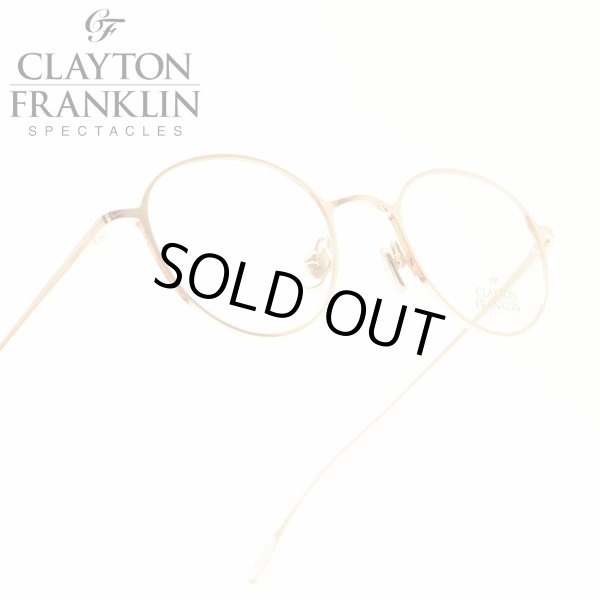 CLAYTON FRANKLIN クレイトンフランクリン 627 RG ローズゴールド メガネ 眼鏡 めがね メンズ レディース おしゃれ ブランド  人気 おすすめ フレーム 流行り 度付き レンズ
