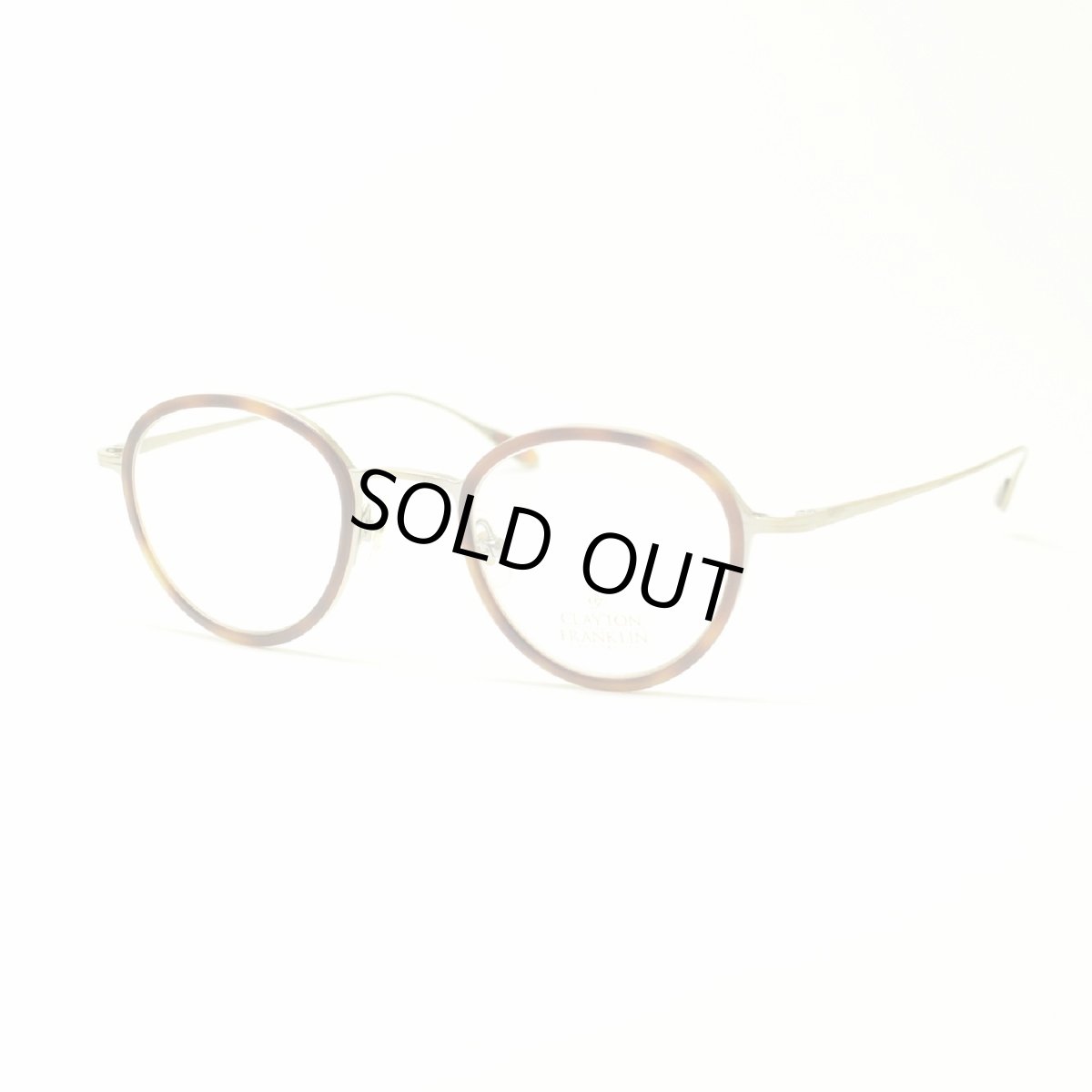 画像2: CLAYTON FRANKLIN クレイトンフランクリン 627P AGP/MDM アンティークゴールド/マットデミ メガネ 眼鏡 めがね メンズ レディース おしゃれ ブランド 人気 おすすめ フレーム 流行り 度付き レンズ (2)