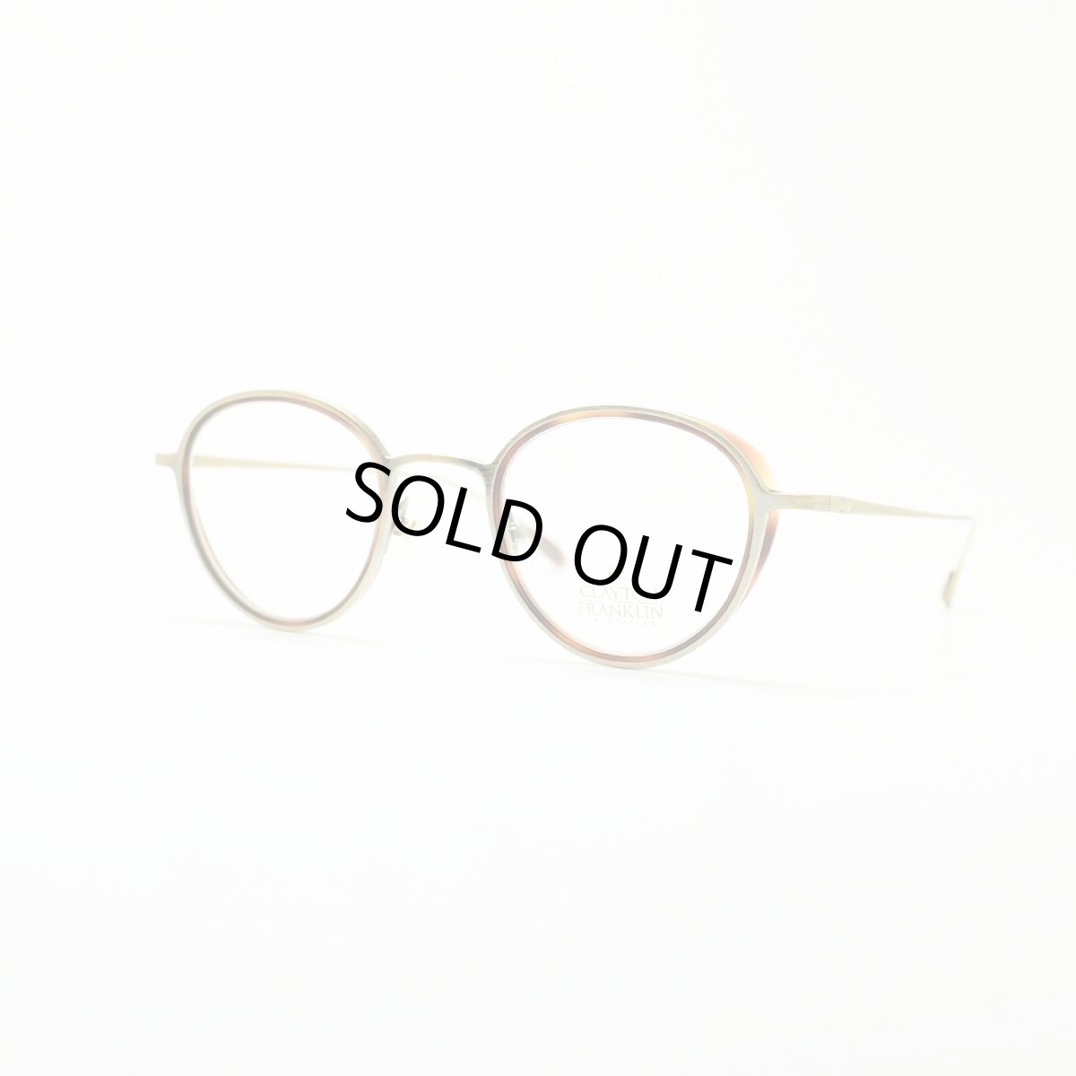 画像2: CLAYTON FRANKLIN クレイトンフランクリン 627SS AGP/MDM (アンティークゴールド マットデミ/デモレンズ)  メガネ 眼鏡 めがね メンズ レディース おしゃれ ブランド 人気 おすすめ フレーム 流行り 度付き レンズ (2)