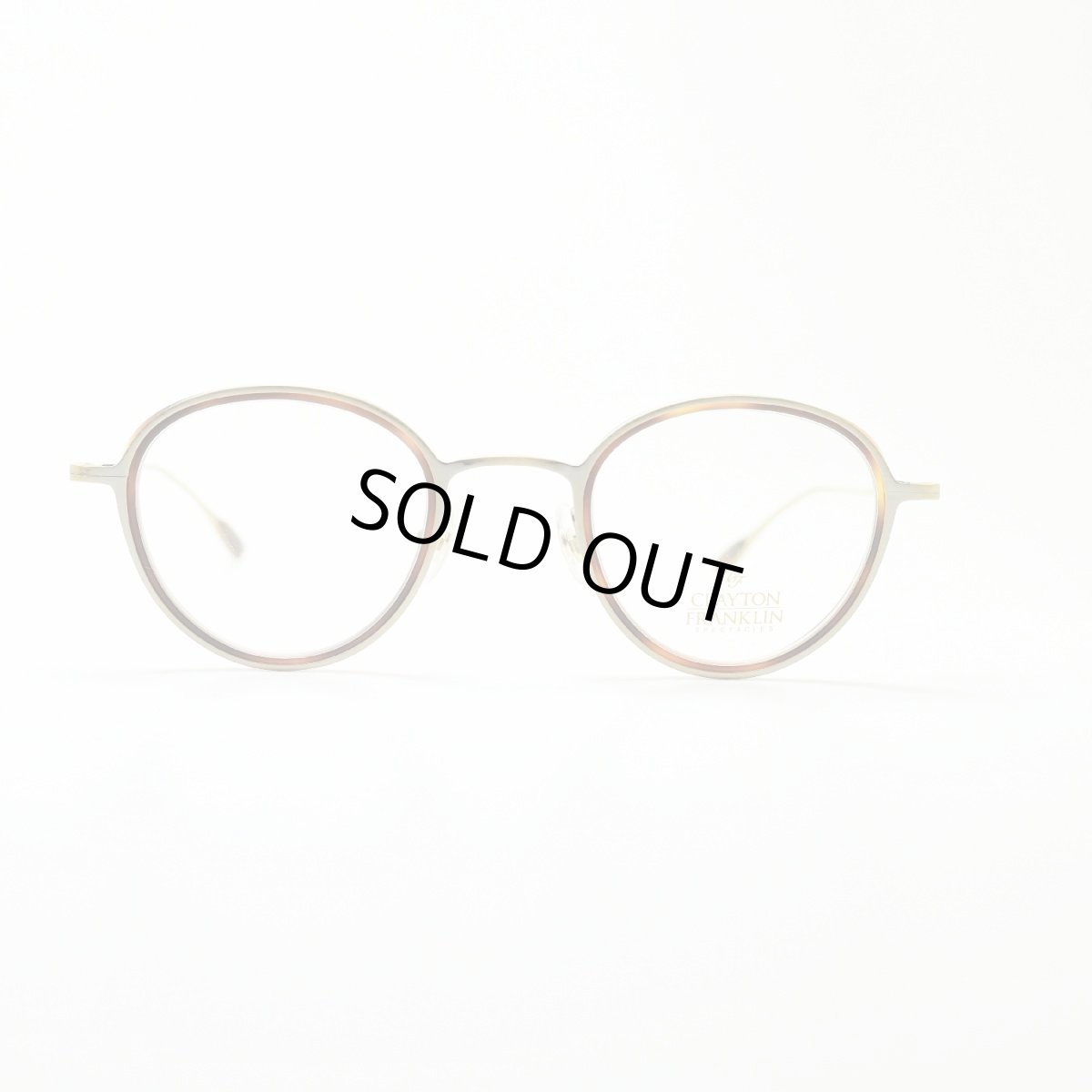 画像3: CLAYTON FRANKLIN クレイトンフランクリン 627SS AGP/MDM (アンティークゴールド マットデミ/デモレンズ)  メガネ 眼鏡 めがね メンズ レディース おしゃれ ブランド 人気 おすすめ フレーム 流行り 度付き レンズ (3)