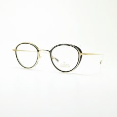 画像2: CLAYTON FRANKLIN クレイトンフランクリン 627SS GP/BK （ゴールド　ブラック/デモレンズ）  メガネ 眼鏡 めがね メンズ レディース おしゃれ ブランド 人気 おすすめ フレーム 流行り 度付き　レンズ (2)