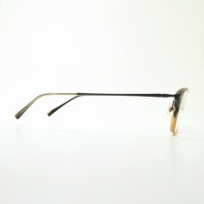 画像4: CLAYTON FRANKLIN クレイトンフランクリン 628 MHB （マットブラウンハーフ/デモレンズ）  メガネ 眼鏡 めがね メンズ レディース おしゃれ ブランド 人気 おすすめ フレーム 流行り 度付き　レンズ (4)