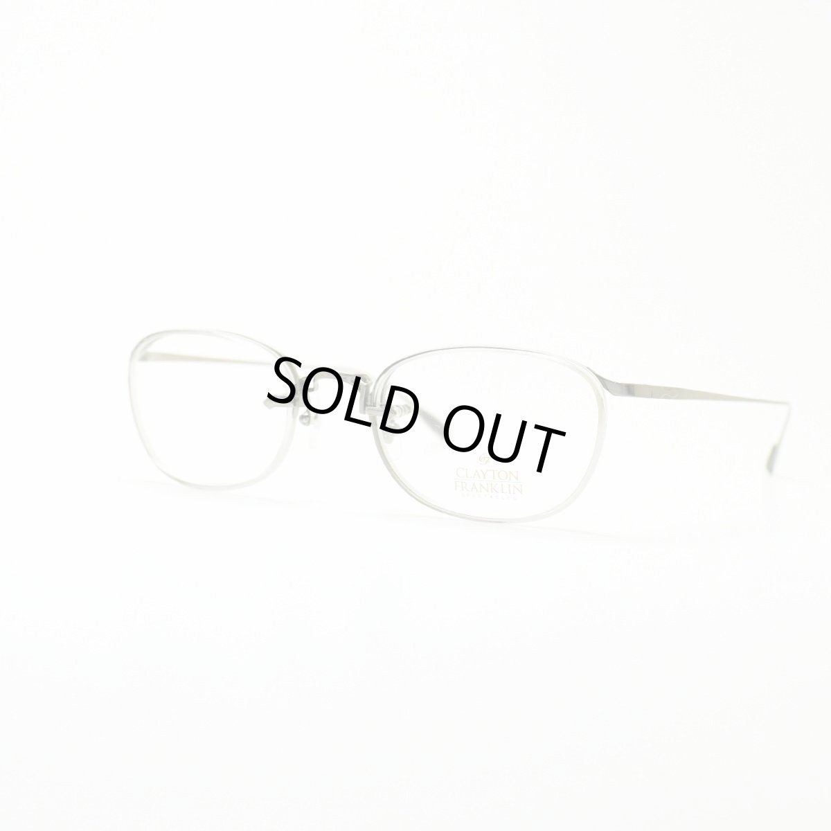 画像2: CLAYTON FRANKLIN クレイトンフランクリン 629 AS/GR (アンティークシルバー グレー/デモレンズ)  メガネ 眼鏡 めがね メンズ レディース おしゃれ ブランド 人気 おすすめ フレーム 流行り 度付き レンズ (2)