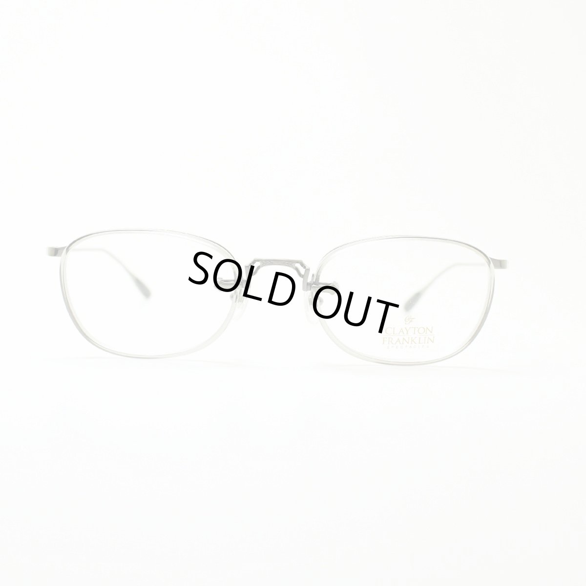 画像3: CLAYTON FRANKLIN クレイトンフランクリン 629 AS/GR (アンティークシルバー グレー/デモレンズ)  メガネ 眼鏡 めがね メンズ レディース おしゃれ ブランド 人気 おすすめ フレーム 流行り 度付き レンズ (3)