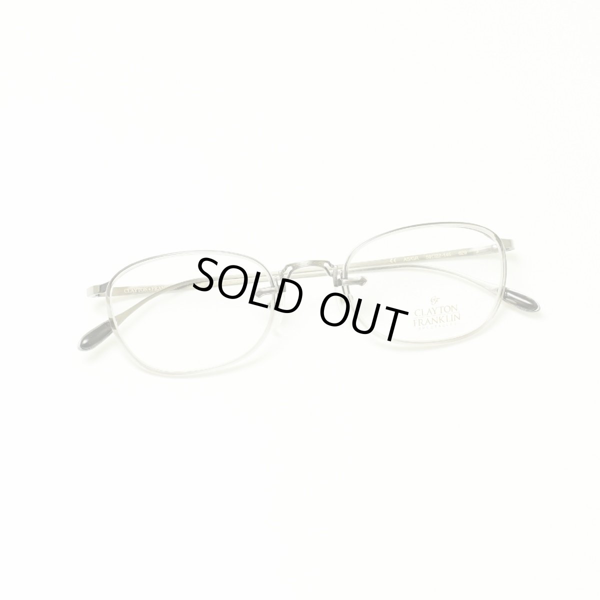 画像5: CLAYTON FRANKLIN クレイトンフランクリン 629 AS/GR (アンティークシルバー グレー/デモレンズ)  メガネ 眼鏡 めがね メンズ レディース おしゃれ ブランド 人気 おすすめ フレーム 流行り 度付き レンズ (5)