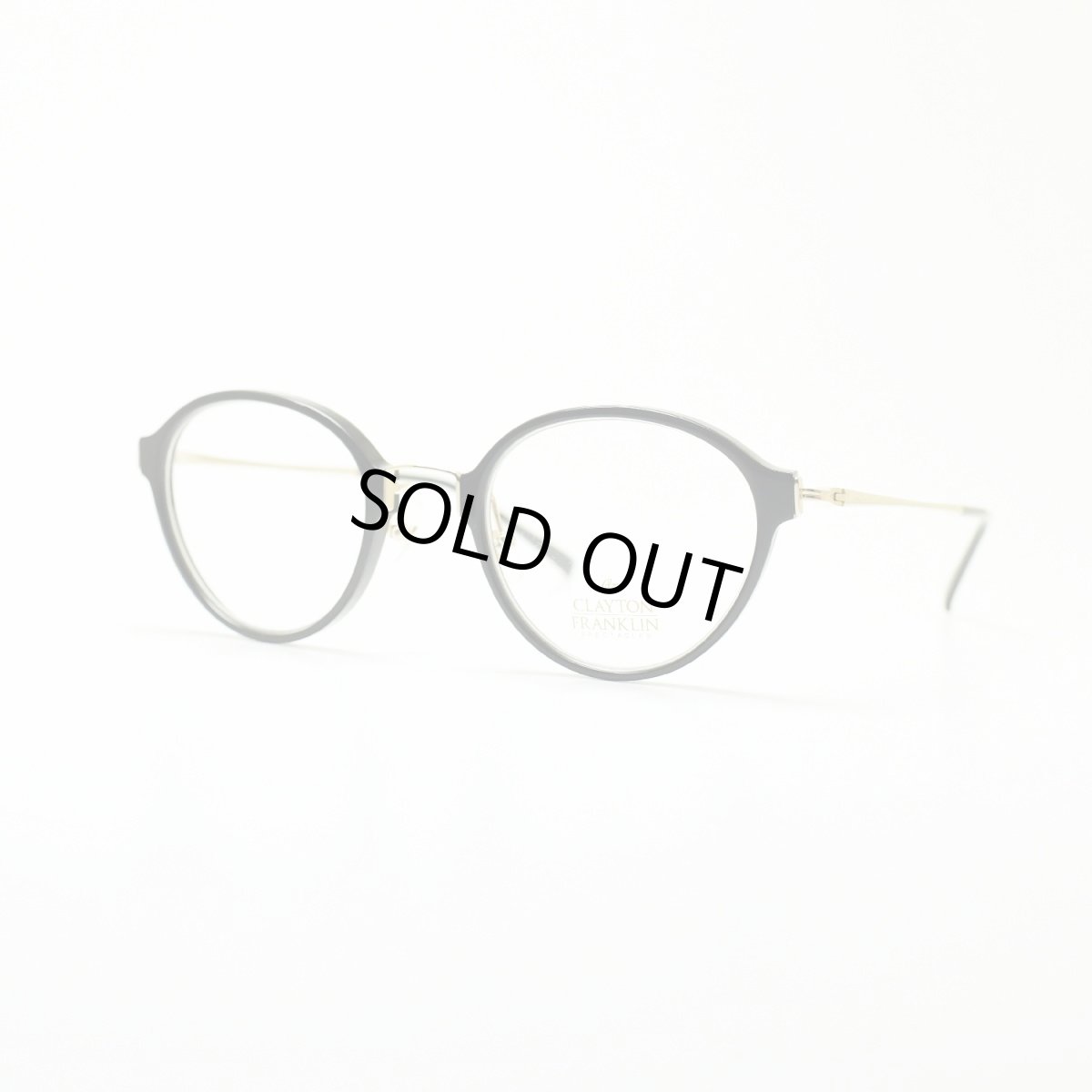 画像2: CLAYTON FRANKLIN クレイトンフランクリン 633 BK ブラック/デモレンズ メガネ 眼鏡 めがね メンズ レディース おしゃれ ブランド 人気 おすすめ フレーム 流行り 度付き レンズ (2)