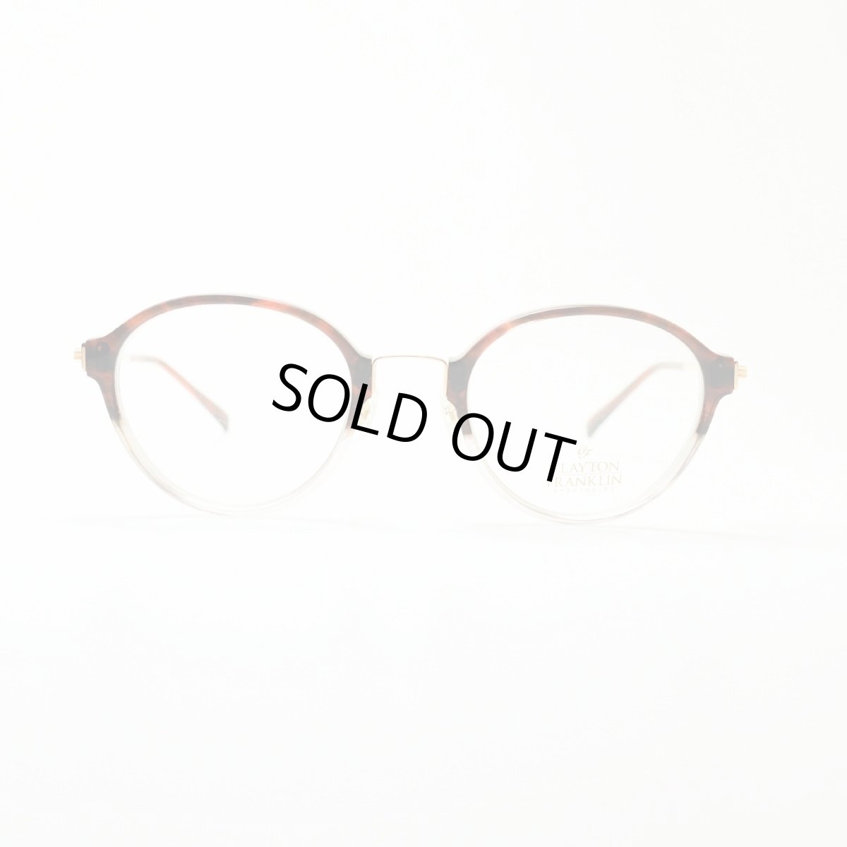 画像3: CLAYTON FRANKLIN クレイトンフランクリン 633 BSPH (ブラウンササハーフ/デモレンズ)  メガネ 眼鏡 めがね メンズ レディース おしゃれ ブランド 人気 おすすめ フレーム 流行り 度付き レンズ (3)