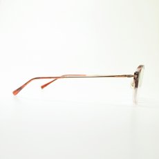 画像4: CLAYTON FRANKLIN クレイトンフランクリン 633 BSPH （ブラウンササハーフ/デモレンズ）  メガネ 眼鏡 めがね メンズ レディース おしゃれ ブランド 人気 おすすめ フレーム 流行り 度付き　レンズ (4)