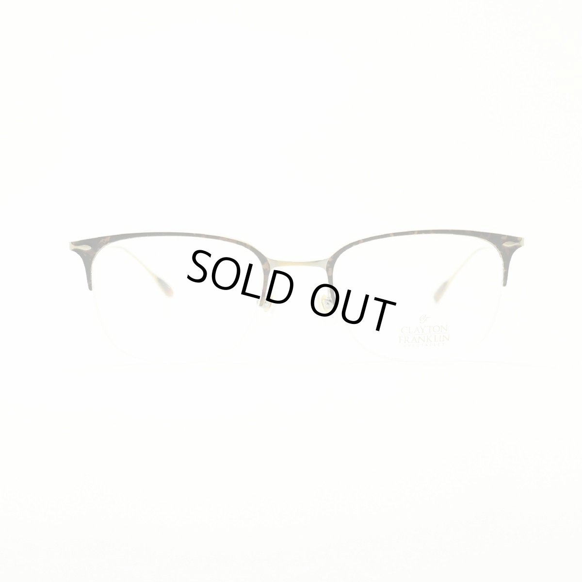 画像3: CLAYTON FRANKLIN クレイトンフランクリン 634 AGP (アンティークゴールド/デモレンズ)  メガネ 眼鏡 めがね メンズ レディース おしゃれ ブランド 人気 おすすめ フレーム 流行り 度付き レンズ (3)