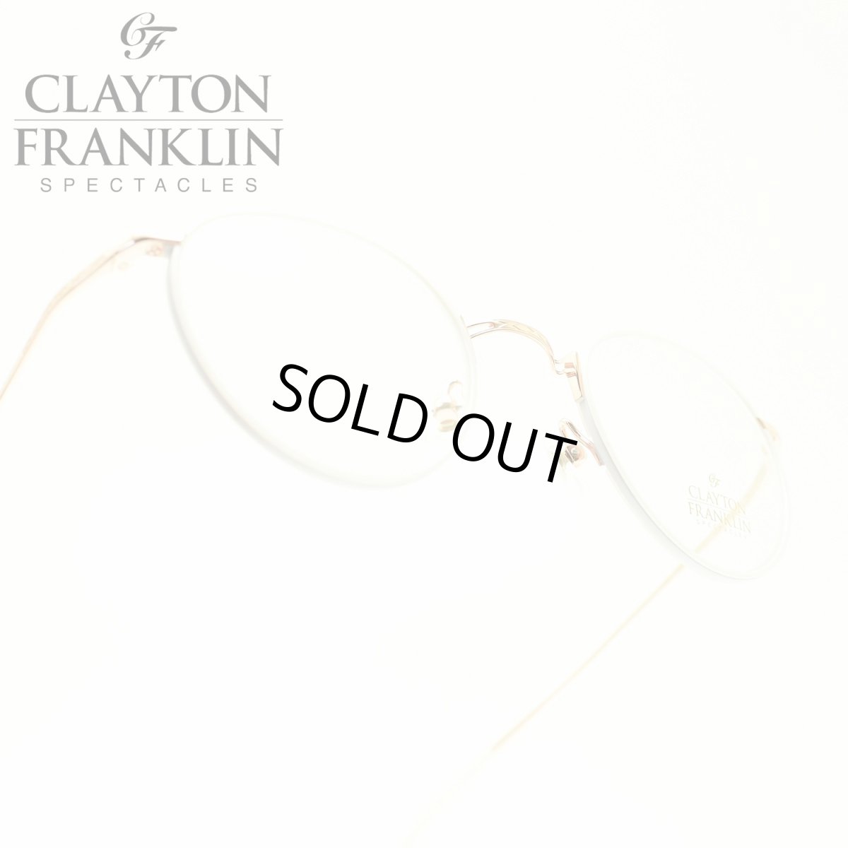 画像1: CLAYTON FRANKLIN クレイトンフランクリン 635 RG （ローズゴールド/デモレンズ）  メガネ 眼鏡 めがね メンズ レディース おしゃれ ブランド 人気 おすすめ フレーム 流行り 度付き　レンズ (1)