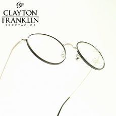 画像1: CLAYTON FRANKLIN クレイトンフランクリン 635 SL （シルバー/デモレンズ）  メガネ 眼鏡 めがね メンズ レディース おしゃれ ブランド 人気 おすすめ フレーム 流行り 度付き　レンズ (1)