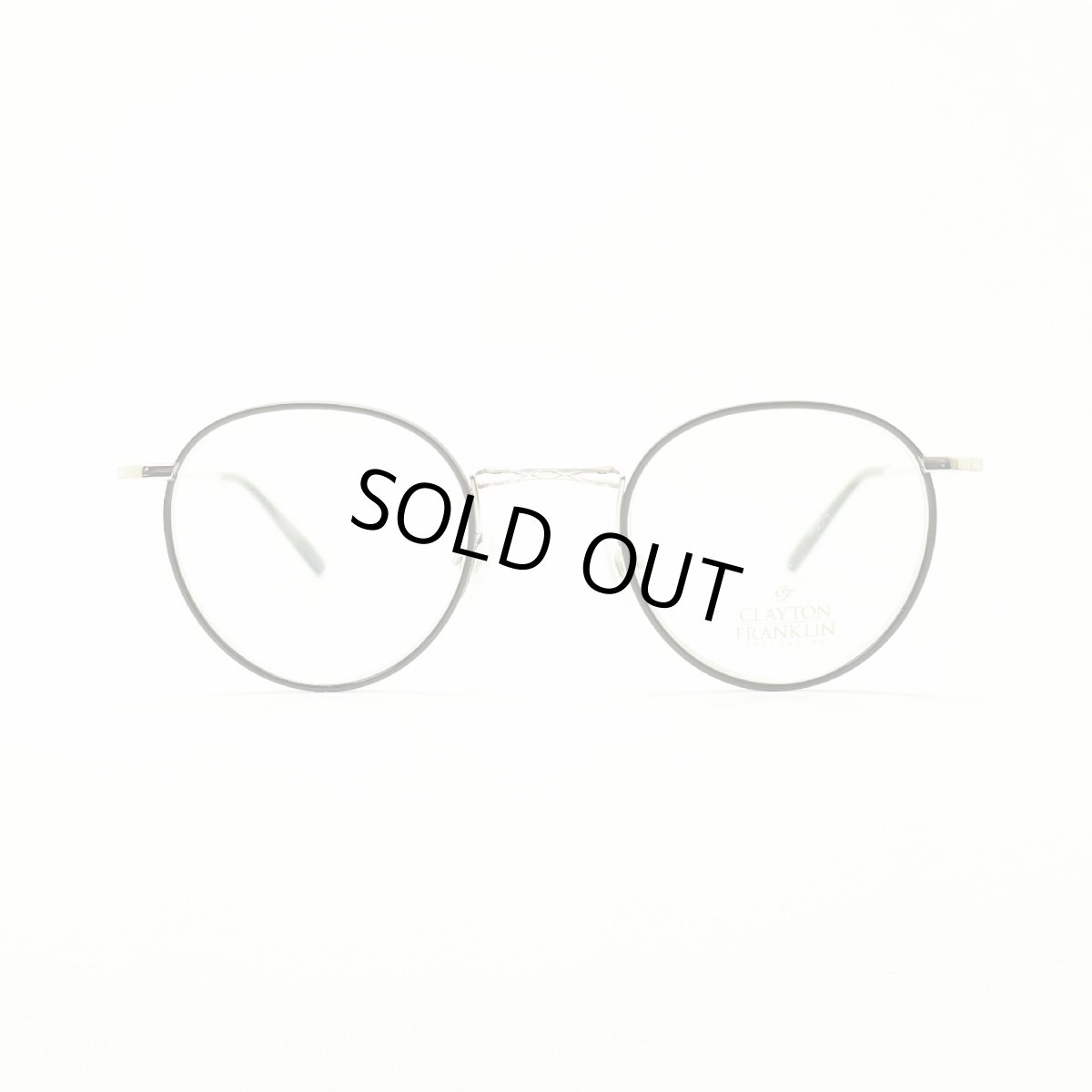 画像3: CLAYTON FRANKLIN クレイトンフランクリン 635 SL （シルバー/デモレンズ）  メガネ 眼鏡 めがね メンズ レディース おしゃれ ブランド 人気 おすすめ フレーム 流行り 度付き　レンズ (3)