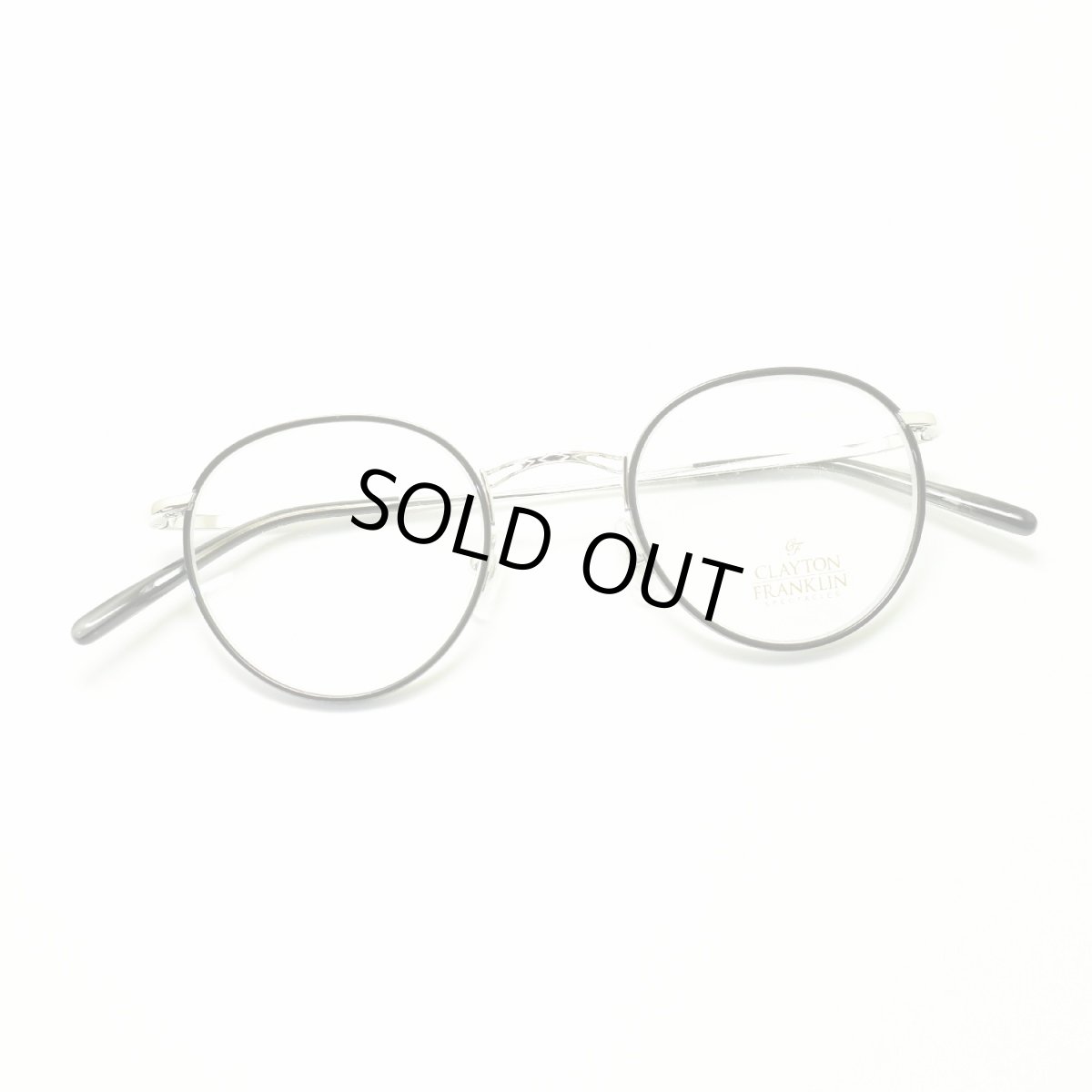画像5: CLAYTON FRANKLIN クレイトンフランクリン 635 SL （シルバー/デモレンズ）  メガネ 眼鏡 めがね メンズ レディース おしゃれ ブランド 人気 おすすめ フレーム 流行り 度付き　レンズ (5)