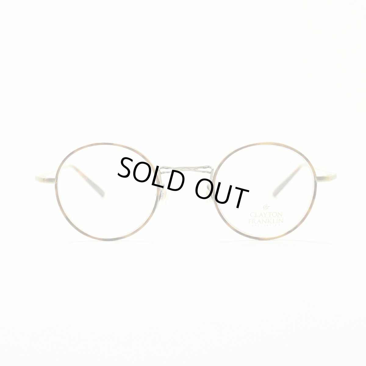 画像3: CLAYTON FRANKLIN クレイトンフランクリン 636 AGP アンティークゴールド/デモレンズ メガネ 眼鏡 めがね メンズ レディース おしゃれ ブランド 人気 おすすめ フレーム 流行り 度付き レンズ (3)