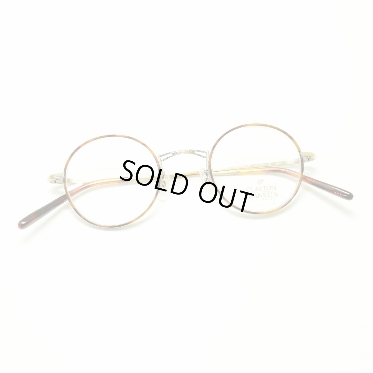 画像5: CLAYTON FRANKLIN クレイトンフランクリン 636 AGP アンティークゴールド/デモレンズ メガネ 眼鏡 めがね メンズ レディース おしゃれ ブランド 人気 おすすめ フレーム 流行り 度付き レンズ (5)