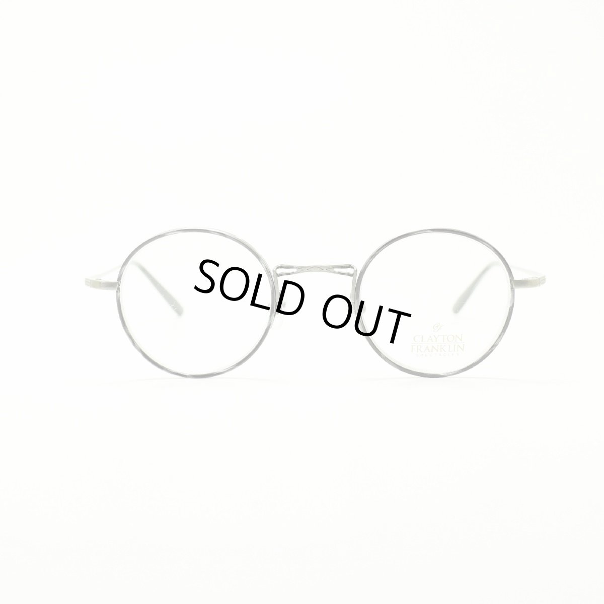 画像3: CLAYTON FRANKLIN クレイトンフランクリン 636 AS (アンティークシルバー/デモレンズ)  メガネ 眼鏡 めがね メンズ レディース おしゃれ ブランド 人気 おすすめ フレーム 流行り 度付き レンズ (3)