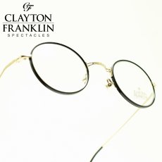 画像1: CLAYTON FRANKLIN クレイトンフランクリン 636 GP （ゴールド/デモレンズ）  メガネ 眼鏡 めがね メンズ レディース おしゃれ ブランド 人気 おすすめ フレーム 流行り 度付き　レンズ (1)