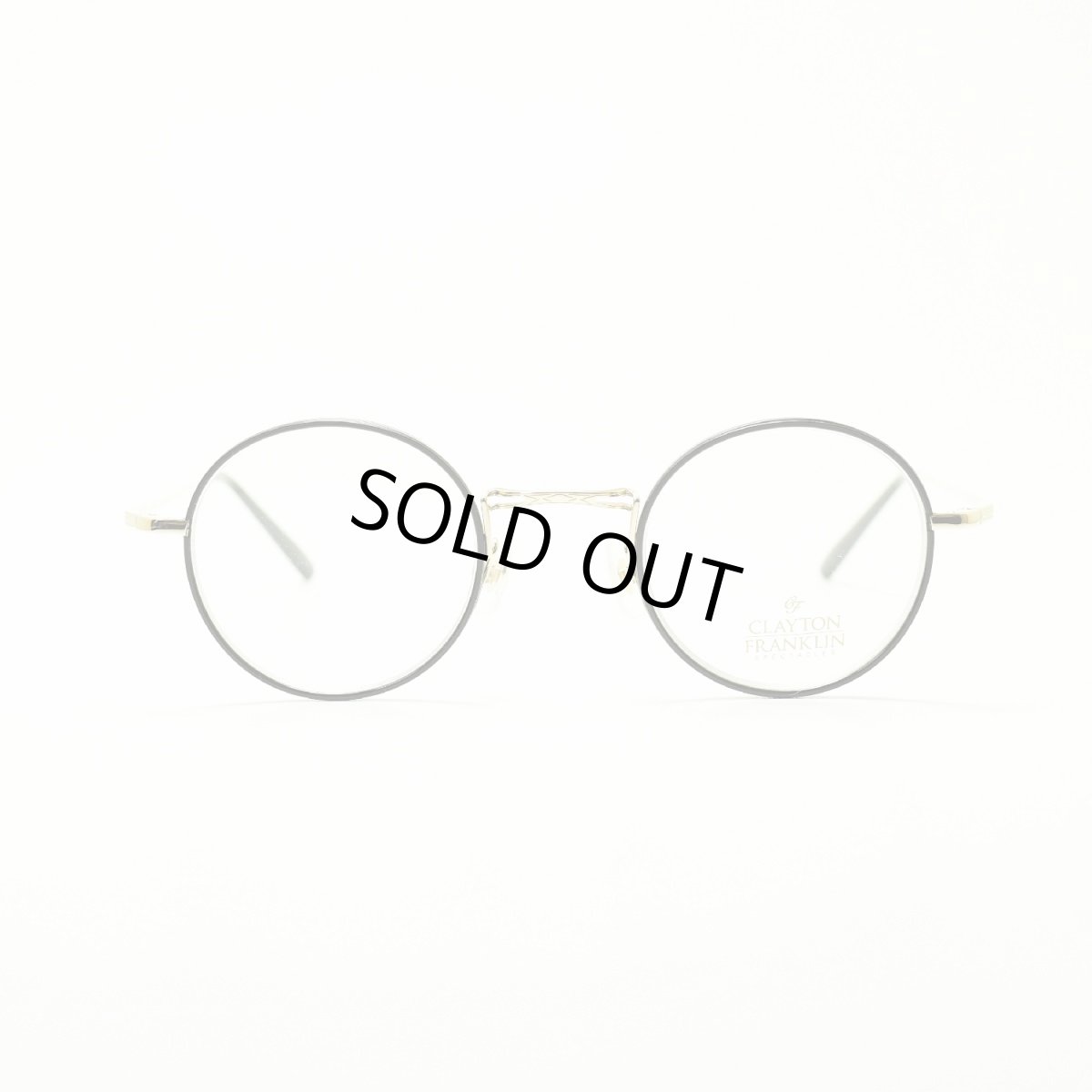 画像3: CLAYTON FRANKLIN クレイトンフランクリン 636 GP (ゴールド/デモレンズ)  メガネ 眼鏡 めがね メンズ レディース おしゃれ ブランド 人気 おすすめ フレーム 流行り 度付き レンズ (3)