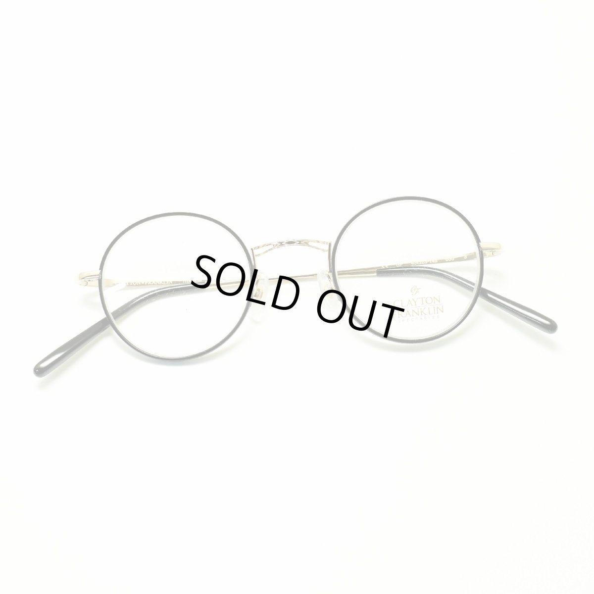 画像5: CLAYTON FRANKLIN クレイトンフランクリン 636 GP (ゴールド/デモレンズ)  メガネ 眼鏡 めがね メンズ レディース おしゃれ ブランド 人気 おすすめ フレーム 流行り 度付き レンズ (5)