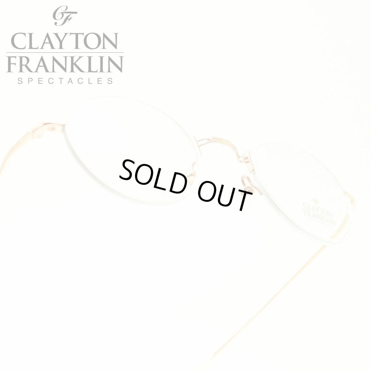 画像1: CLAYTON FRANKLIN クレイトンフランクリン 636 RG （ローズゴールド/デモレンズ）  メガネ 眼鏡 めがね メンズ レディース おしゃれ ブランド 人気 おすすめ フレーム 流行り 度付き　レンズ (1)