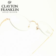 画像1: CLAYTON FRANKLIN クレイトンフランクリン 636 RG （ローズゴールド/デモレンズ）  メガネ 眼鏡 めがね メンズ レディース おしゃれ ブランド 人気 おすすめ フレーム 流行り 度付き　レンズ (1)