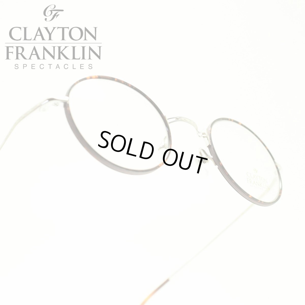 画像1: CLAYTON FRANKLIN クレイトンフランクリン 636 SL シルバー/デモレンズ メガネ 眼鏡 めがね メンズ レディース おしゃれ ブランド 人気 おすすめ フレーム 流行り 度付き レンズ (1)