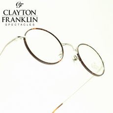 画像1: CLAYTON FRANKLIN クレイトンフランクリン 636 SL シルバー/デモレンズ メガネ 眼鏡 めがね メンズ レディース おしゃれ ブランド 人気 おすすめ フレーム 流行り 度付き レンズ (1)