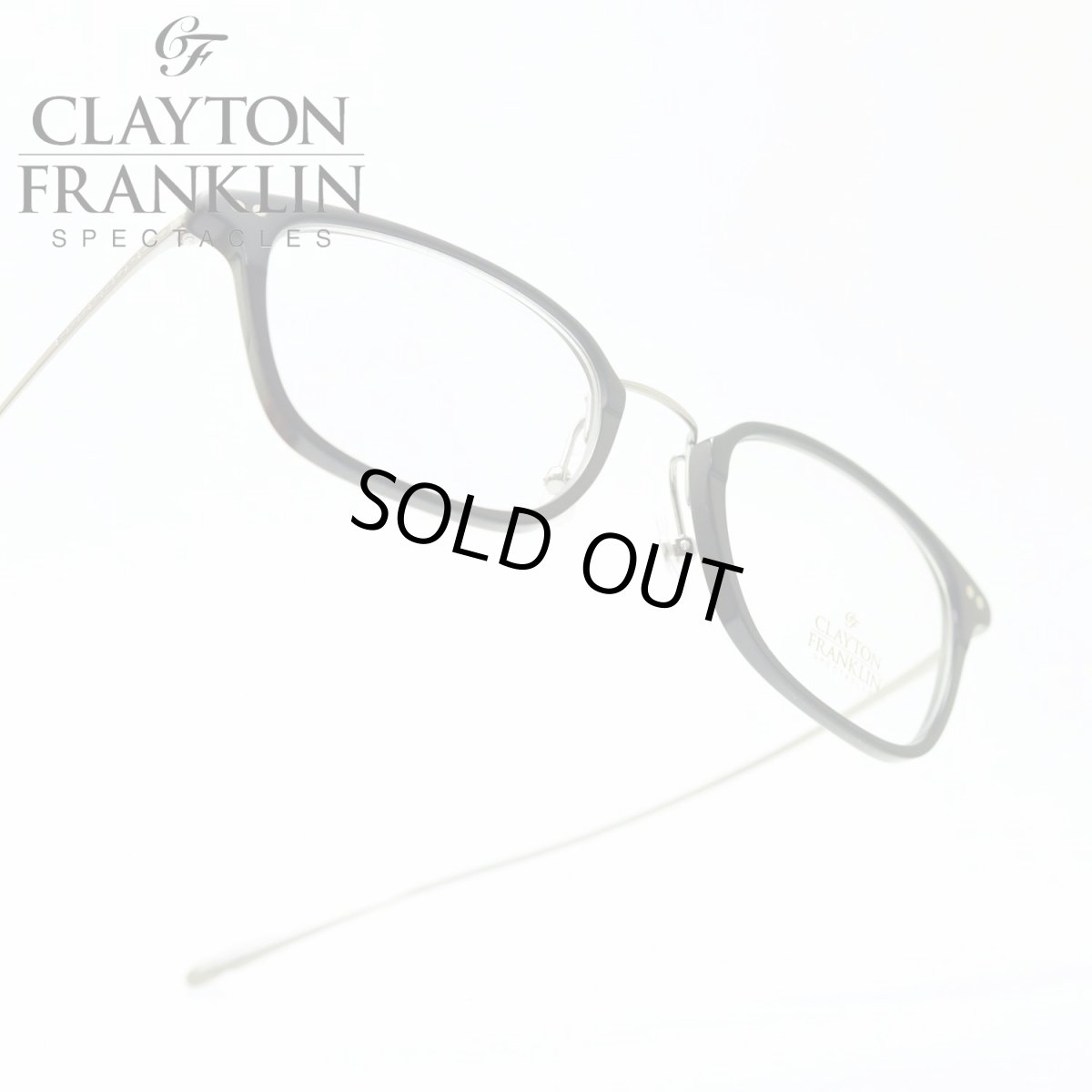 画像1: CLAYTON FRANKLIN クレイトンフランクリン 642 BK ブラック/デモレンズ (1)