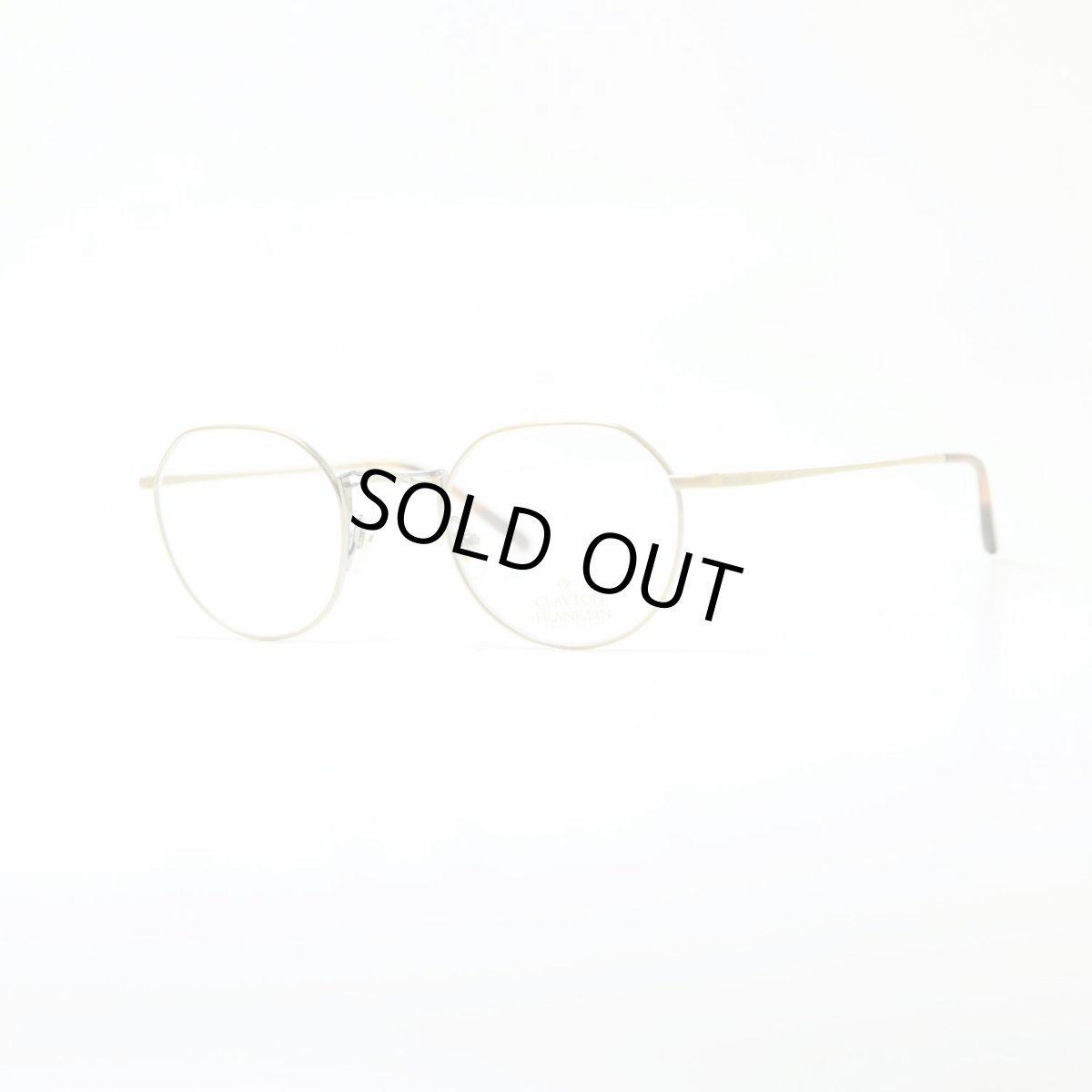 画像2: CLAYTON FRANKLIN クレイトンフランクリン 645 AGP アンティークゴールド/デモレンズ (2)