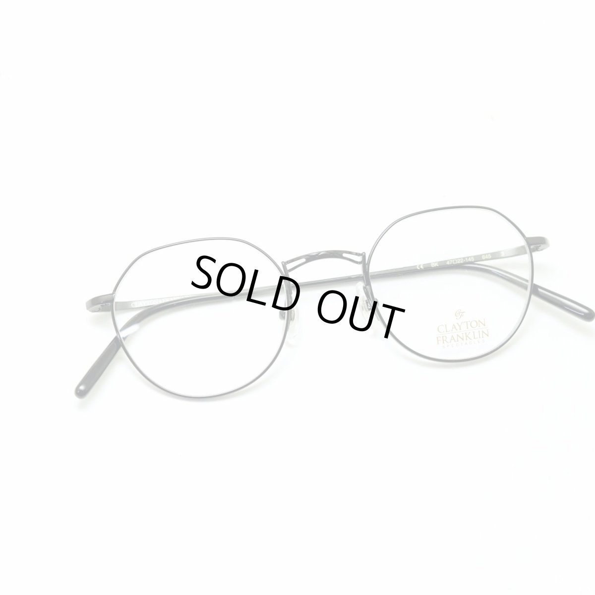 画像5: CLAYTON FRANKLIN クレイトンフランクリン 645 BK ブラック/デモレンズ (5)