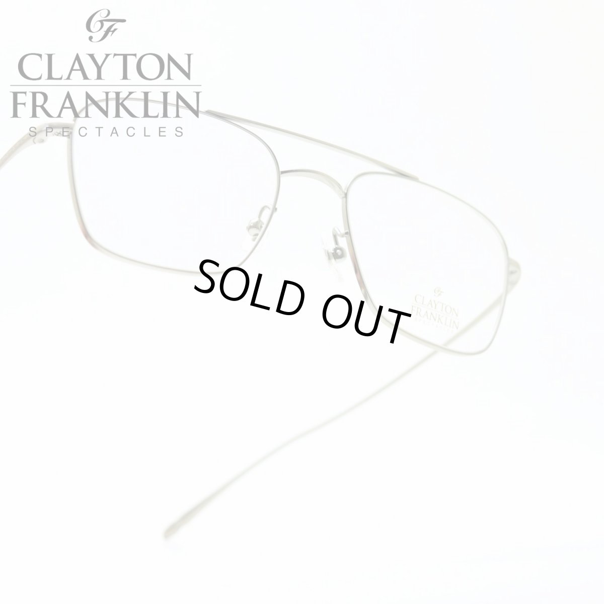 画像1: CLAYTON FRANKLIN クレイトンフランクリン 646 AS アンティークシルバー/デモレンズ (1)