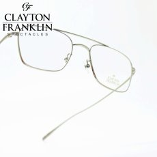 画像1: CLAYTON FRANKLIN クレイトンフランクリン 646 AS アンティークシルバー/デモレンズ (1)
