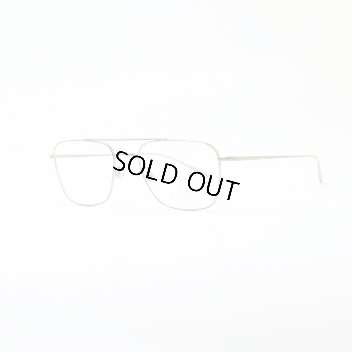 画像2: CLAYTON FRANKLIN クレイトンフランクリン 646 AS アンティークシルバー/デモレンズ (2)