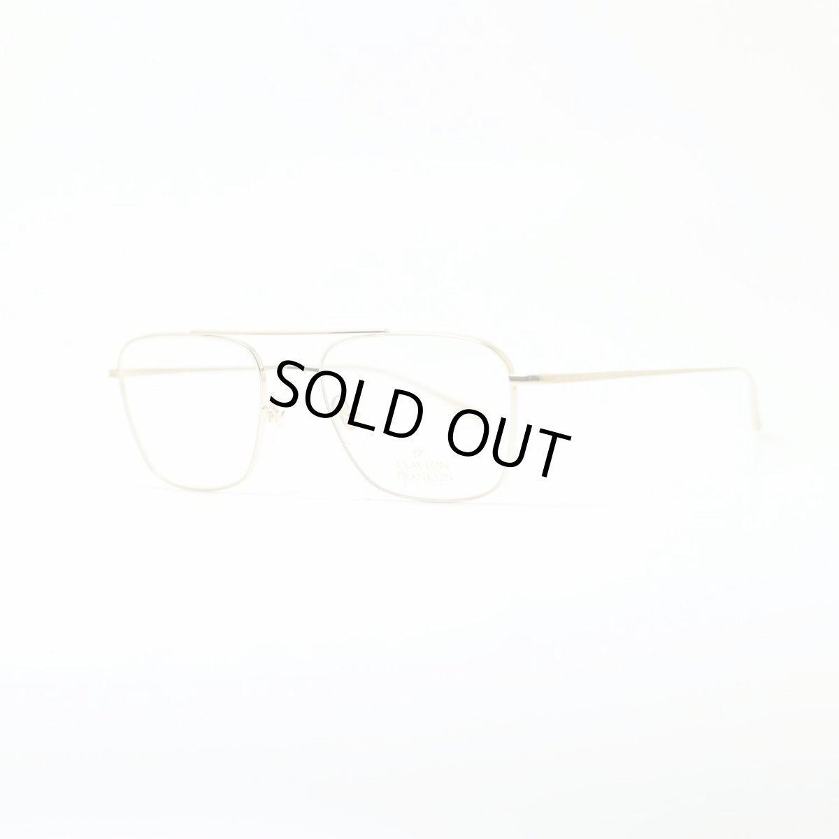 画像2: CLAYTON FRANKLIN クレイトンフランクリン 646 GP ゴールド/デモレンズ (2)