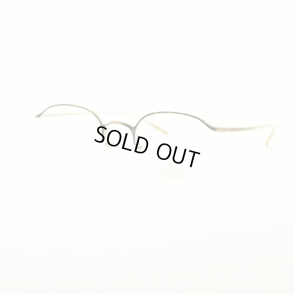 画像2: CLAYTON FRANKLIN クレイトンフランクリン 647 GP（ゴールド＆デミ/デモレンズ） (2)