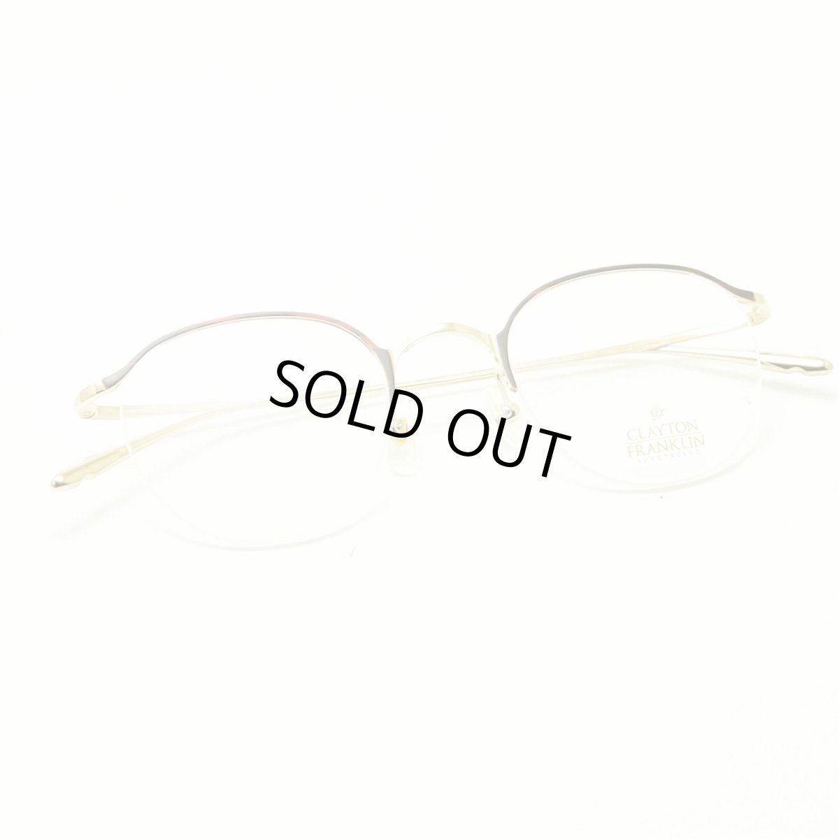 画像5: CLAYTON FRANKLIN クレイトンフランクリン 647 GP（ゴールド＆デミ/デモレンズ） (5)